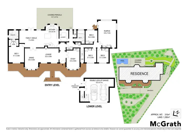 Floorplan of Homely house listing, 5 Stringy Bark Rise, Croydon North VIC 3136