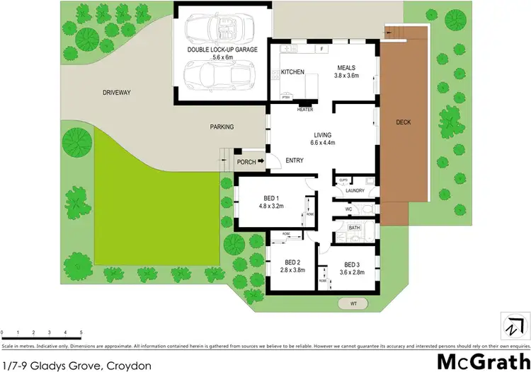 Floorplan of Homely house listing, 7 Gladys Grove, Croydon VIC 3136