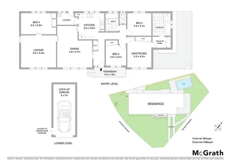 Floorplan of Homely house listing, 10 Forrest Crescent, Camden NSW 2570