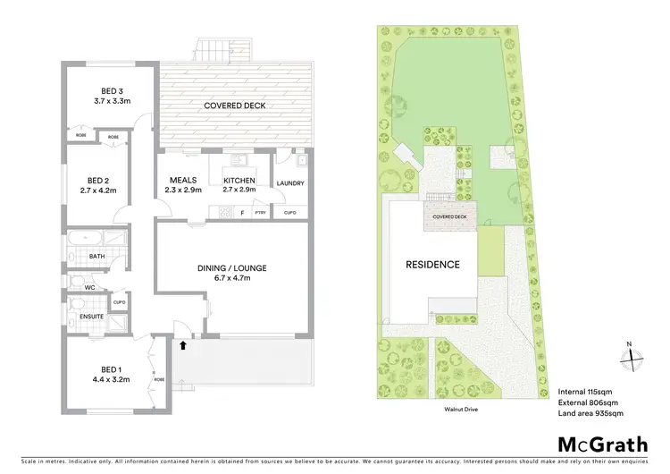 Floorplan of Homely house listing, 33 Walnut Drive, Kilsyth VIC 3137