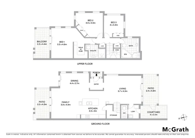 Floorplan of Homely townhouse listing, 12/21 Krantzcke Circuit, Nicholls ACT 2913