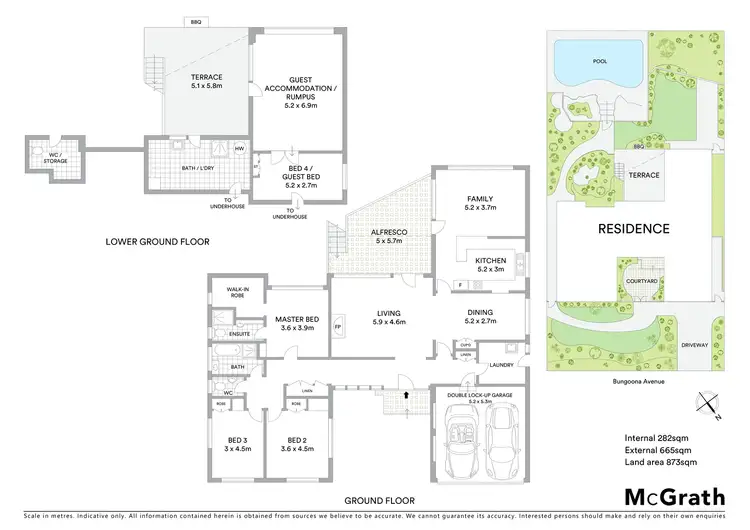 Floorplan of Homely house listing, 21 Bungoona Avenue, Elanora Heights NSW 2101