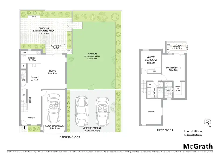 Floorplan of Homely townhouse listing, 4/57 Shakespeare Street, Coorparoo QLD 4151