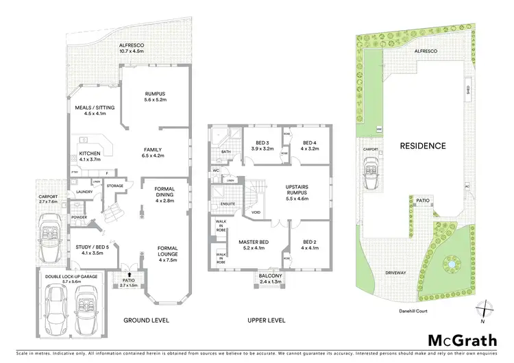Floorplan of Homely house listing, 5 Danehill Court, Castle Hill NSW 2154
