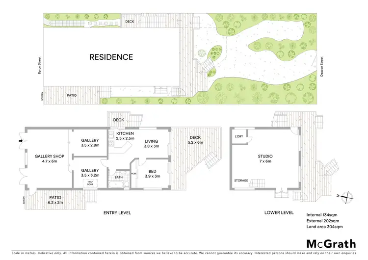 Floorplan of Homely house listing, 44 Byron Street, Bangalow NSW 2479