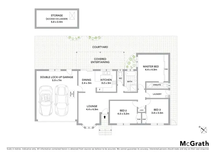 Floorplan of Homely villa listing, 29/12 Turvey Street, Padstow NSW 2211