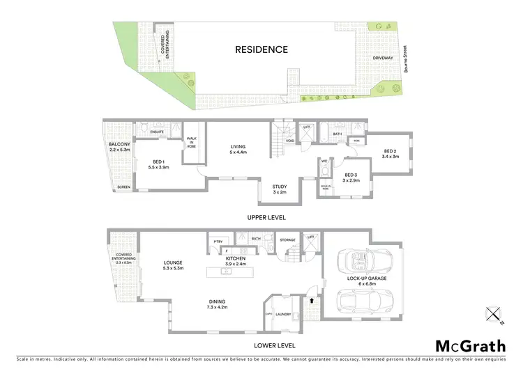 Floorplan of Homely townhouse listing, 1a Bourne Street, Port Macquarie NSW 2444