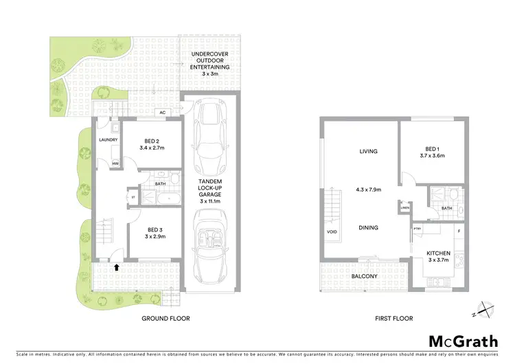 Floorplan of Homely townhouse listing, 7/276 Port Hacking Road, Miranda NSW 2228