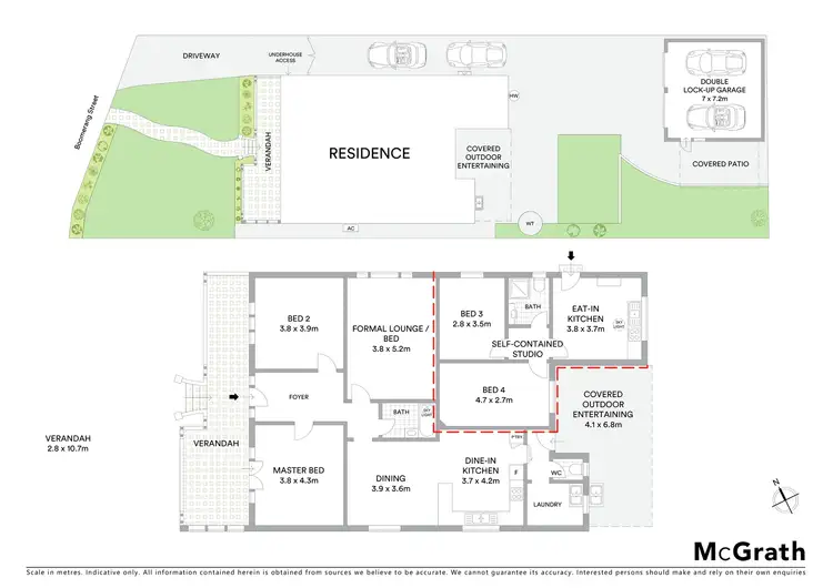 Floorplan of Homely house listing, 51 Boomerang Street, Haberfield NSW 2045