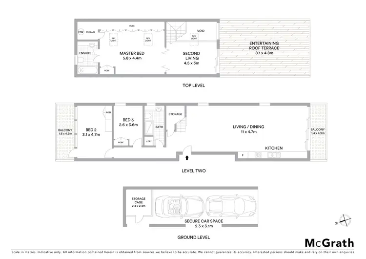 Floorplan of Homely apartment listing, 4/15 Carlisle Street, Tamarama NSW 2026