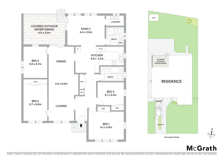 Floorplan of Homely house listing, 17 Carrington Street, Revesby NSW 2212