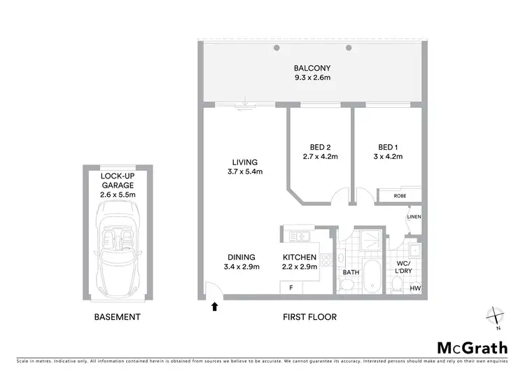 Floorplan of Homely apartment listing, 8/11 Webb Street, Riverwood NSW 2210