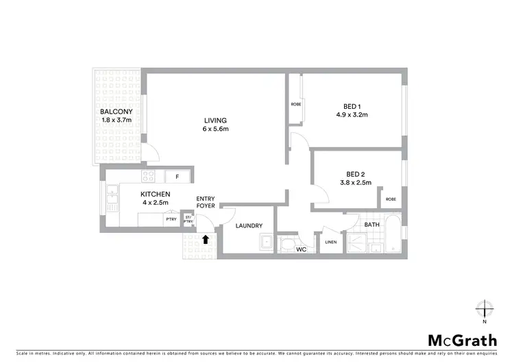 Floorplan of Homely apartment listing, 24/76 Glencoe Street, Sutherland NSW 2232