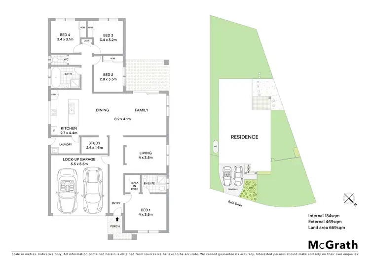 Floorplan of Homely house listing, 32 Rein Drive, Wadalba NSW 2259