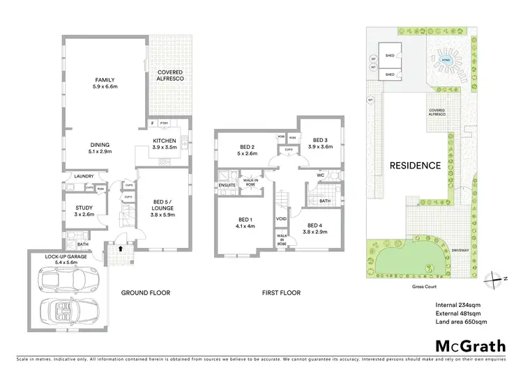 Floorplan of Homely house listing, 15 Gross Court, Mount Waverley VIC 3149