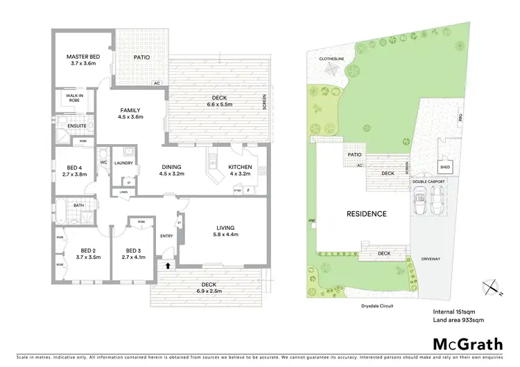Floorplan of Homely house listing, 5 Drysdale Circuit, Kambah ACT 2902