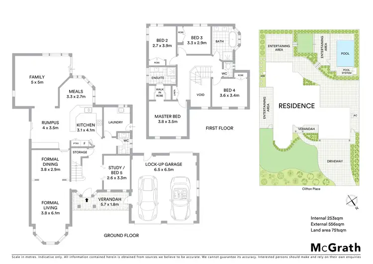 Floorplan of Homely house listing, 9 Clifton Place, Cherrybrook NSW 2126