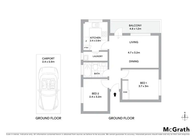 Floorplan of Homely apartment listing, 14/99 Pacific Parade, Dee Why NSW 2099