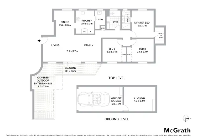 Floorplan of Homely apartment listing, 14/14 William Street, Hornsby NSW 2077