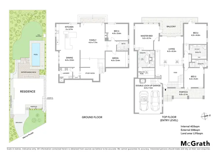 Floorplan of Homely house listing, 40 Marine Parade, Avalon Beach NSW 2107