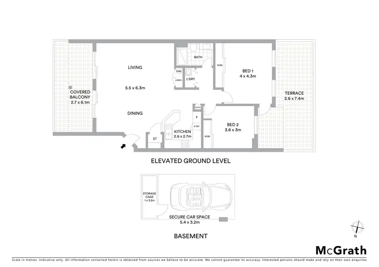 Floorplan of Homely apartment listing, 117/69 Allen Street, Leichhardt NSW 2040