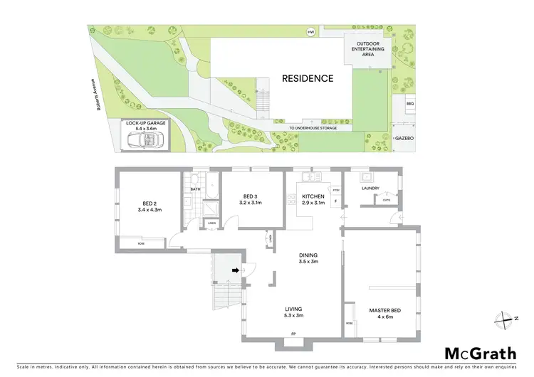 Floorplan of Homely house listing, 10 Roberts Avenue, Mortdale NSW 2223