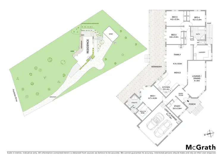 Floorplan of Homely house listing, 9 Fondulac Drive, Highfields QLD 4352