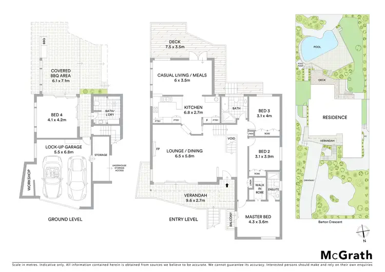 Floorplan of Homely house listing, 19 Barton Crescent, Wahroonga NSW 2076