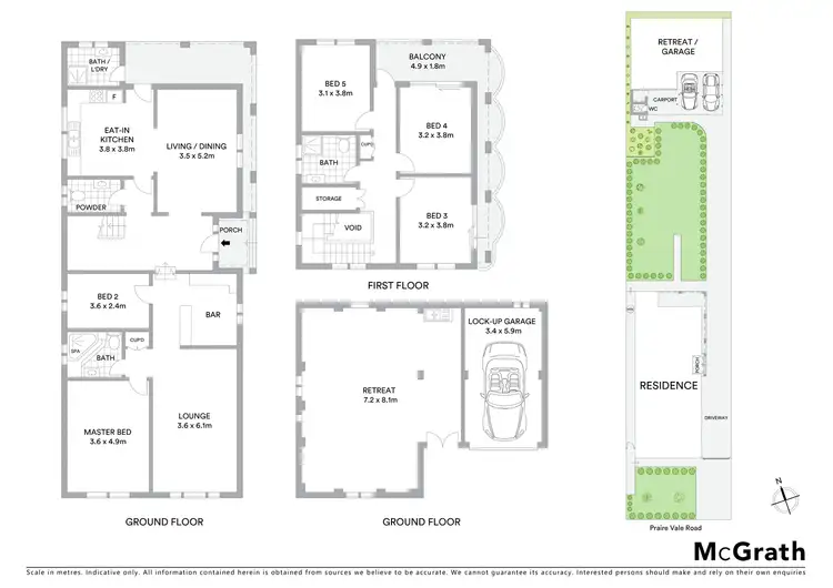 Floorplan of Homely house listing, 36a Praire Vale Road, Bankstown NSW 2200