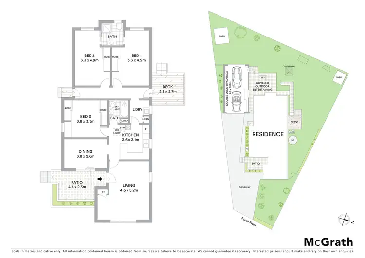 Floorplan of Homely house listing, 6 Farrar Place, Lalor Park NSW 2147