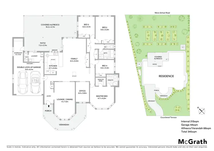Floorplan of Homely house listing, 7 Courcheval Terrace, Mons QLD 4556