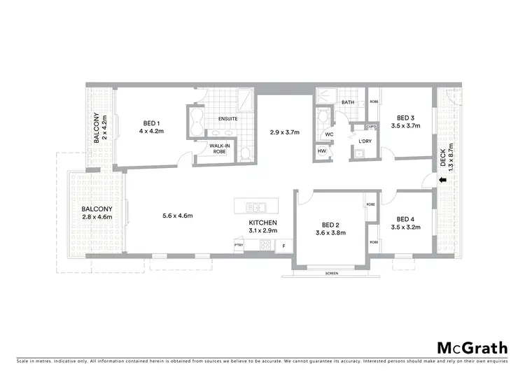 Floorplan of Homely unit listing, 30/1 Grenada Way, Kawana Island QLD 4575