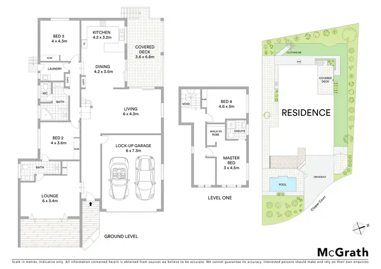 Floorplan of Homely house listing, 3 Clipper Court, Coffs Harbour NSW 2450