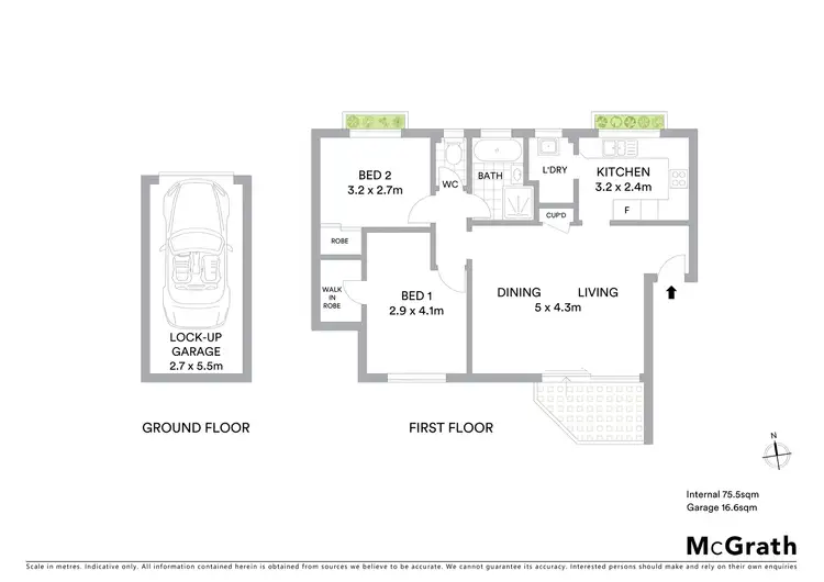 Floorplan of Homely apartment listing, 3/40 Dalley Street, Queenscliff NSW 2096