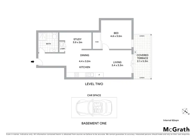 Floorplan of Homely apartment listing, 15/2 Porter Street, Ryde NSW 2112