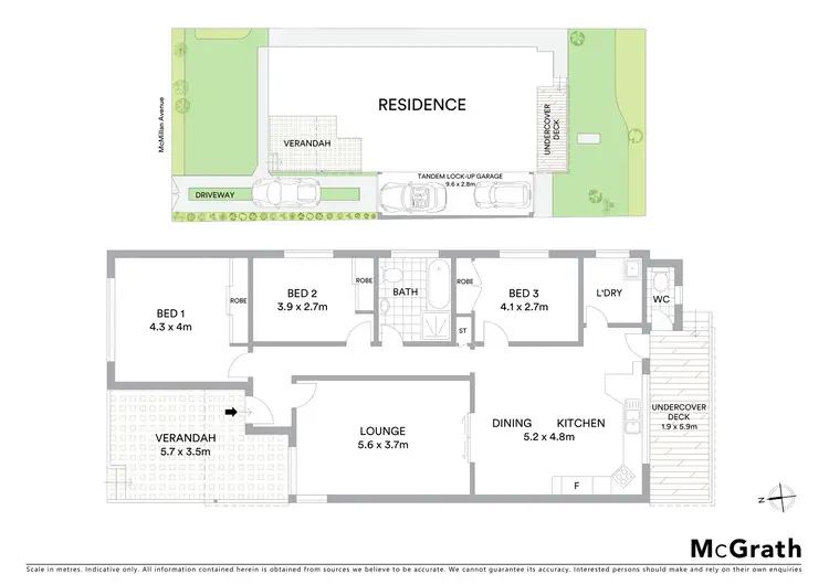 Floorplan of Homely house listing, 28A McMillan Avenue, Sandringham NSW 2219