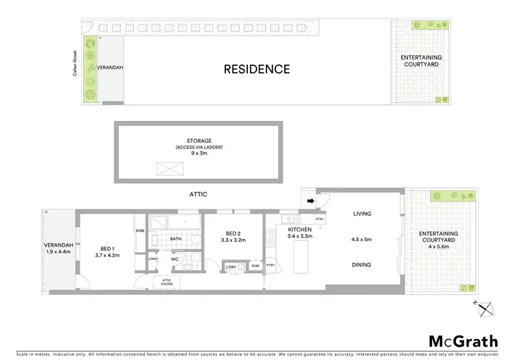 Floorplan of Homely house listing, 10 Callan Street, Rozelle NSW 2039