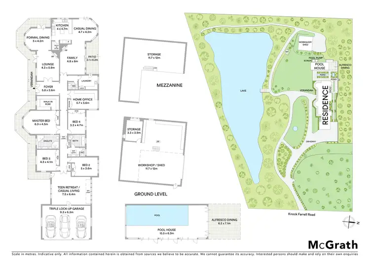 Floorplan of Homely house listing, 11 Knock Farrell Road, Glenorie NSW 2157