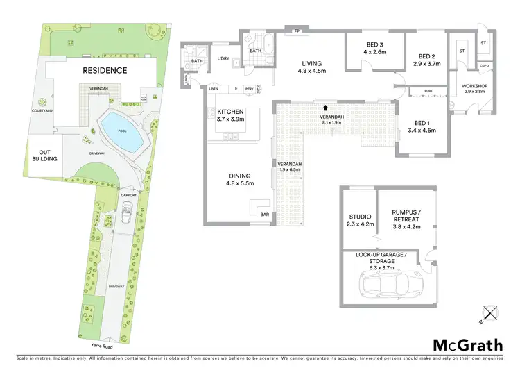 Floorplan of Homely house listing, 47 Yarra Road, Phillip Bay NSW 2036