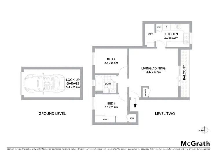 Floorplan of Homely apartment listing, 6/8 Drummond Street, Warwick Farm NSW 2170