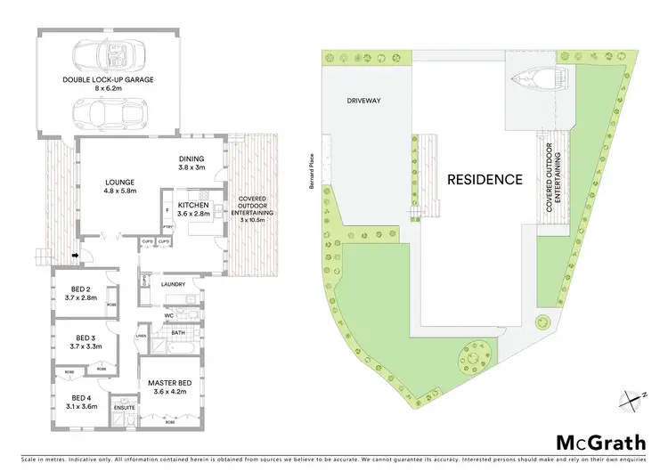 Floorplan of Homely house listing, 5 Bernard Place, Edensor Park NSW 2176