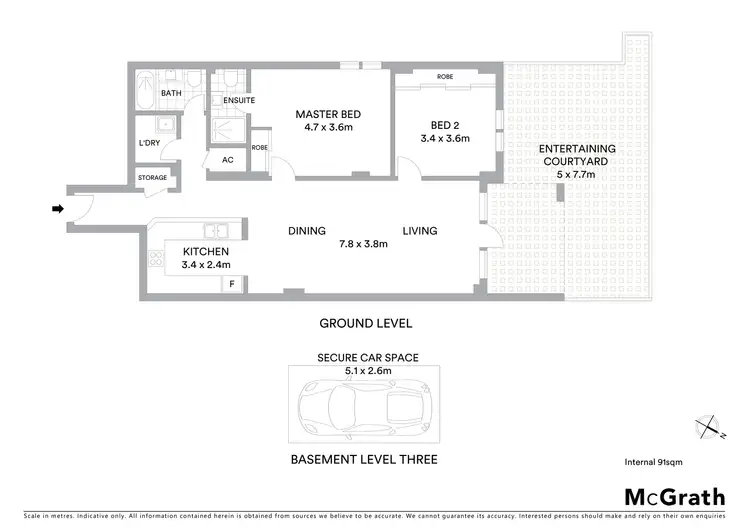 Floorplan of Homely apartment listing, 3311/90 Belmore Street, Ryde NSW 2112