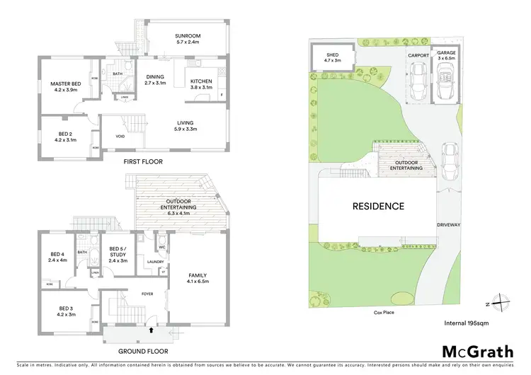 Floorplan of Homely house listing, 4 Cox Place, Gymea NSW 2227