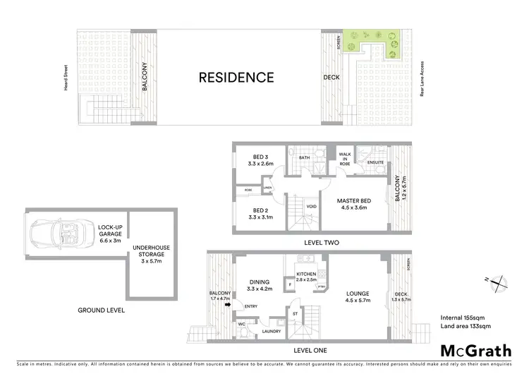 Floorplan of Homely townhouse listing, 12/3 Heard Street, Mawson ACT 2607