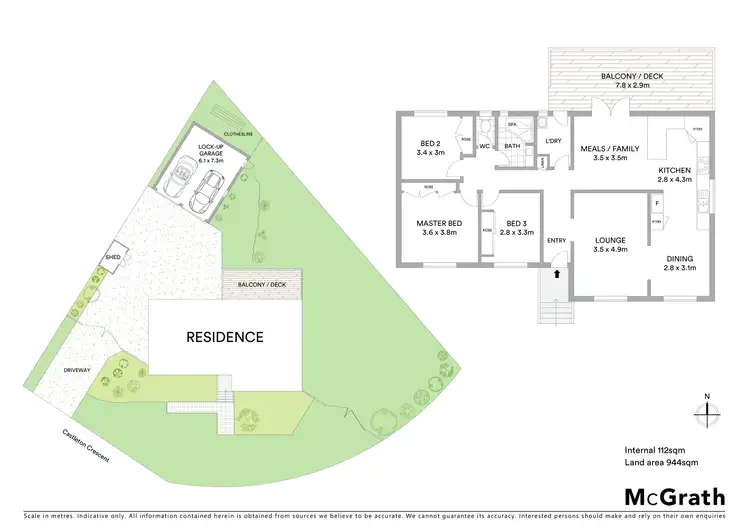 Floorplan of Homely house listing, 18 Castleton Crescent, Gowrie ACT 2904