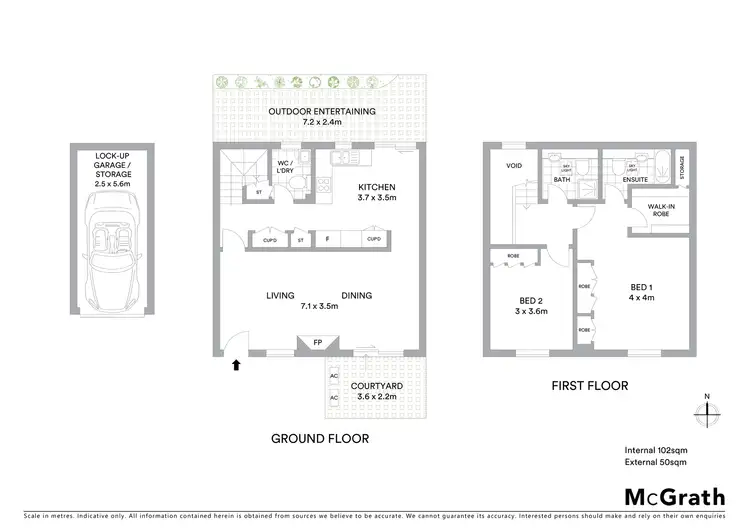 Floorplan of Homely townhouse listing, 6/2 Ewenton Street, Balmain NSW 2041