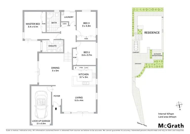 Floorplan of Homely house listing, 8A Spencer Place, Chatswood NSW 2067