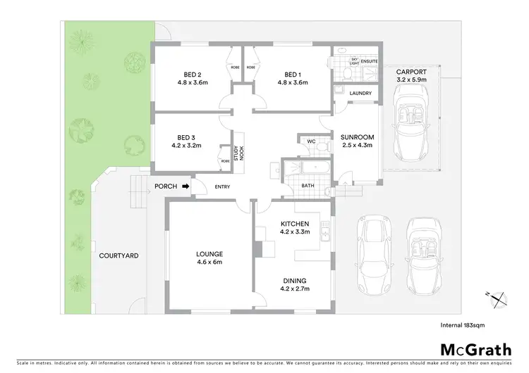 Floorplan of Homely townhouse listing, 1/23 Ford Street, Queanbeyan East NSW 2620