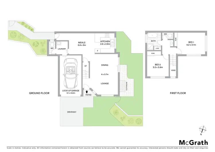 Floorplan of Homely townhouse listing, 6/7 Tamar Street, Ballina NSW 2478