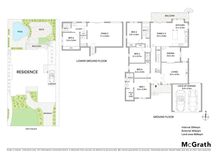 Floorplan of Homely house listing, 11 Oak Crescent, Templestowe Lower VIC 3107
